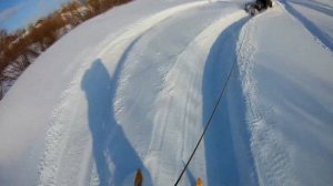 Длиннобазный Буран АДЕ , (покатухи на лыжах!!!)