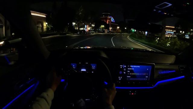 2024 Volkswagen Atlas Peak Edition - POV Night Drive (Ночной тест-драйв от первого лица) смотреть онлайн