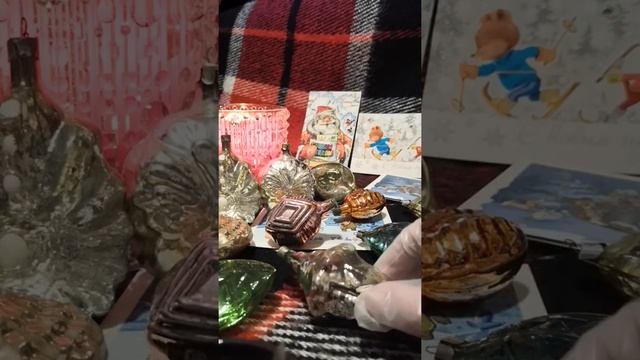 Ёлочные игрушки ссср советских времен. Распаковка посылки. смотреть онлайн