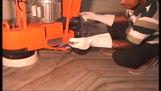 FLOOR POLISHING MACHINE смотреть онлайн