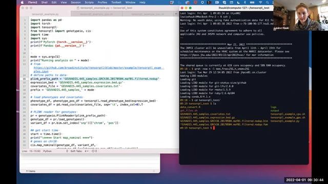 [2022-04-01] How to use the GPU queue with tensorQTL as an example смотреть онлайн