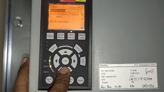 Danfoss Drive Oprate In Manual Mode With Motor 100% सबसे आसान स्टेप [Live Testing]