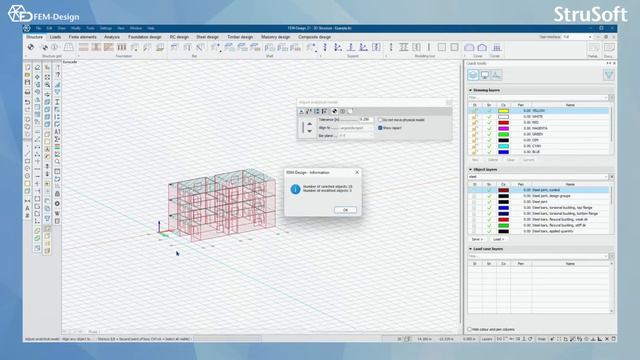 FEM Design User manual: 6.3 Correct model tools in FEM Design смотреть онлайн