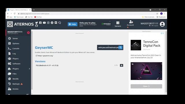 How To Create A server For both Bedrock And Java in Aternos | Minecraft | JR7 YT смотреть онлайн