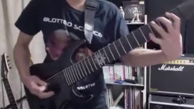 Blotted Science - Laser Lobotomy guitar playthrough смотреть онлайн
