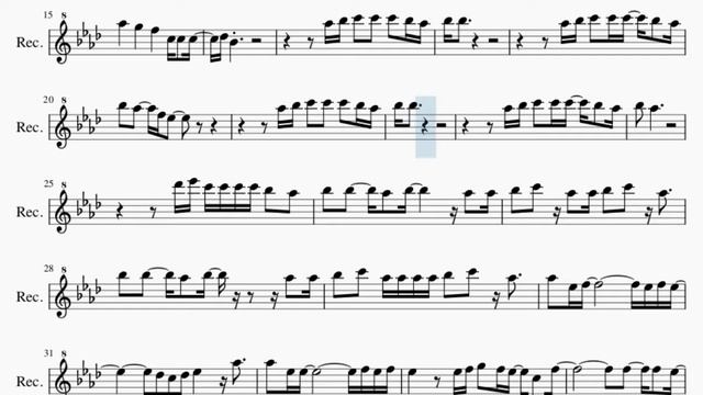 Recorder Sheet Music: How to play Alcohol Free by Twice смотреть онлайн