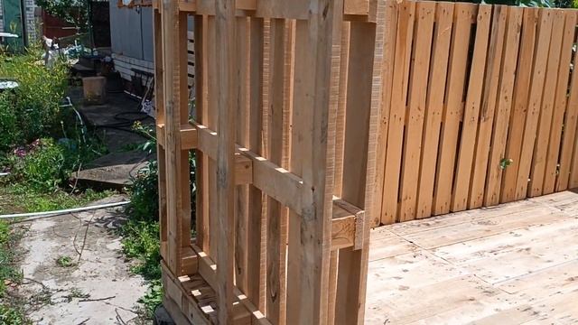 Беседка из поддонов/стоп стройка/ смотреть онлайн