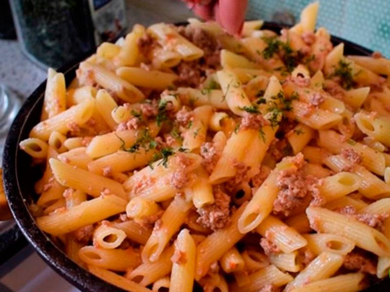 Макароны по флотски_Как приготовить макароны по флотски_Очень вкусный рецепт смотреть онлайн