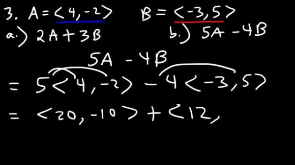 Calculus 3 - Intro To Vectors