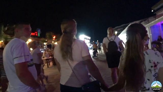 Sunny Beach Night Walk - Summer in Bulgaria - Солнечный берег Болгария - Sonnenstrand Bulgarien смотреть онлайн