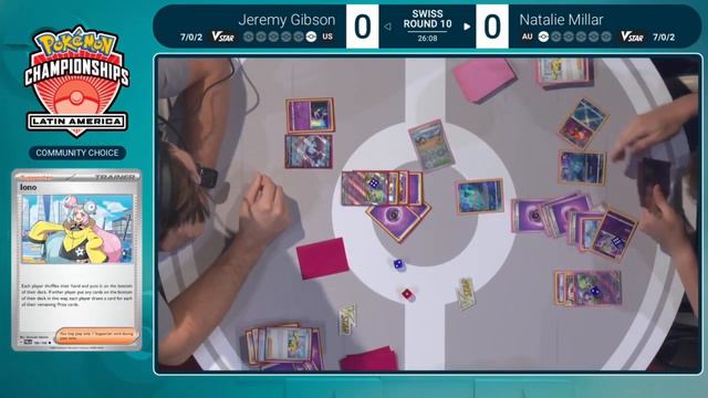 TCG Natalie Millar Vs Jeremy Gibson-2024 Pokémon Latin America International Championships Swiss R1 смотреть онлайн