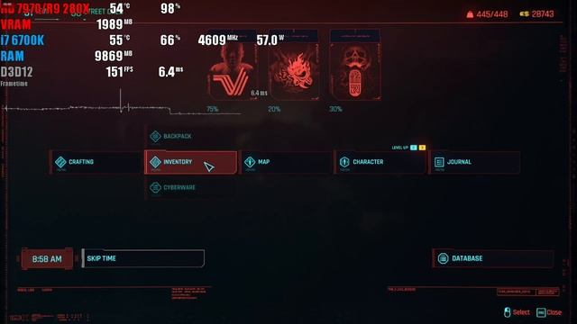 Cyberpunk 2077 (V1.52) - AMD Radeon HD 7970/ R9 280X смотреть онлайн