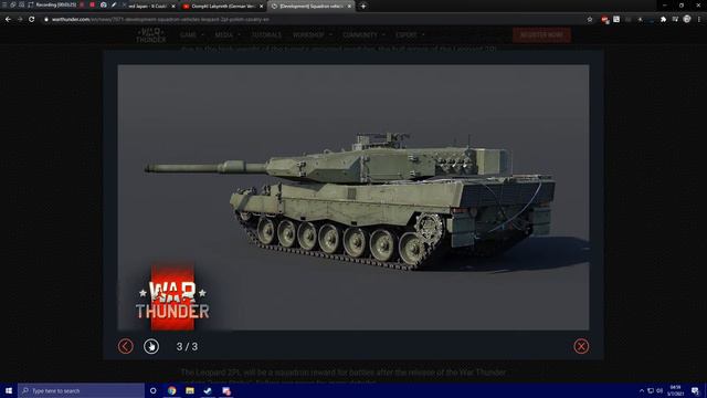 War Thunder - Upcoming Content - Leopard 2PL смотреть онлайн