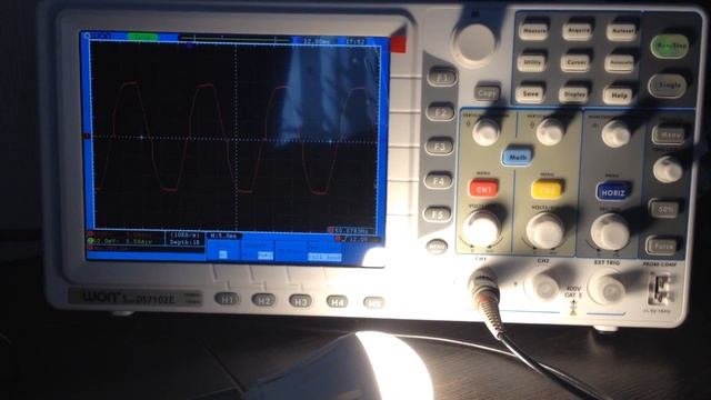 Диммирование светодиодной лампы на осциллографе смотреть онлайн