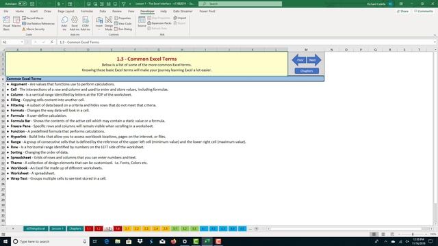 Lesson 1 - Chapter 8 (The Excel Backstage View) смотреть онлайн