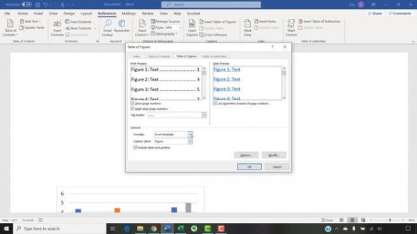 How to Create and Update a List of Tables or Figures in Microsoft Word