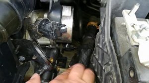 Замена датчика температуры ОЖ Рено Сценик 3. Рабочая температура к9к 636 теперь в норме.