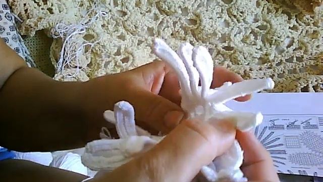 РОСКОШНАЯ АСТРА НА БУРДОНЕ КРЮЧКОМ смотреть онлайн