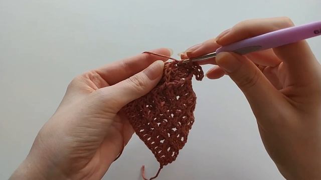 Вафельный узор крючком + обвязка края изделия | Crochet Waffle Pattern