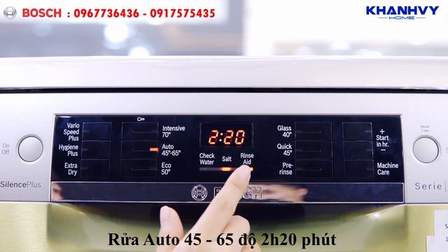 Review máy rửa chén Bosch serie 4 SMS46MI01G смотреть онлайн