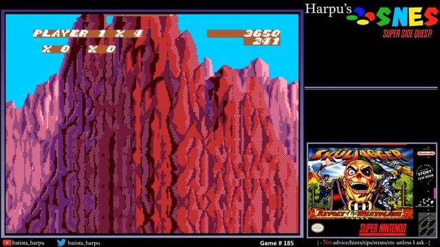 SNES Super Side Quest - Game # 185 - Sküljagger: Revolt of the Westicans смотреть онлайн