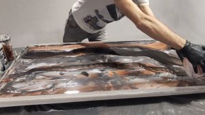 Куски ЛДСП и невероятная столешница. Эпоксидная смола Metally Epoxy#2. Набор №38.