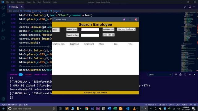 Python Face Recognition Project With Database, Firebase, Excel file and and Tkinter with GUI смотреть онлайн