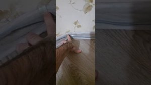 Как установить плинтус, если полукруглая стена. Совет от строителя