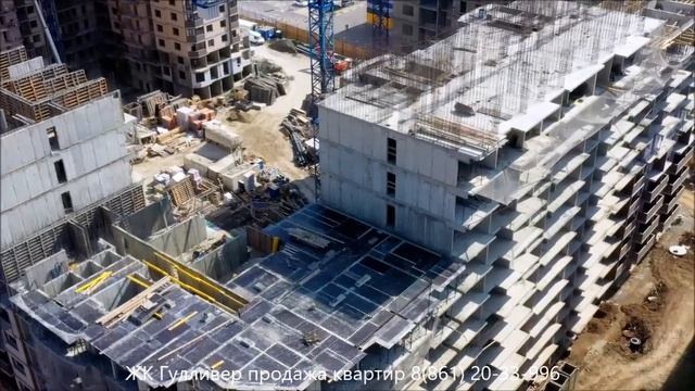 Ход строительства ЖК Гулливер в Краснодаре I ОКТЯБРЬ 2023