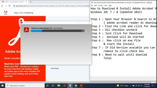 How to Download & Install Adobe Acrobat Reader on Windows 10 / 8 /7 (Updated 2022) смотреть онлайн