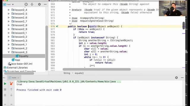 27 1 Понятие Равенства в Java смотреть онлайн