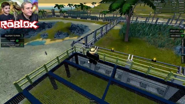 Роблокс ПАРК ЮРСКОГО ПЕРИОДА. меня съел ДИНОЗАВР | ROBLOX по русски. смотреть онлайн