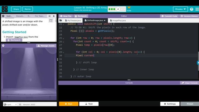 AP CS A - Code.org: Unit 5: Lesson 10 #4 (2023) смотреть онлайн
