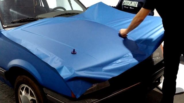 Envelopamento Monza azul metálico jateado com teto preto krusher UPGRADE GARAGE Envelopamentos смотреть онлайн