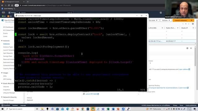 HardHat React.js Hello World DAPP on AWS EC2 смотреть онлайн