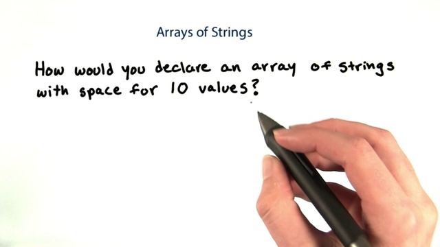 Array of Strings - Intro to Java Programming смотреть онлайн