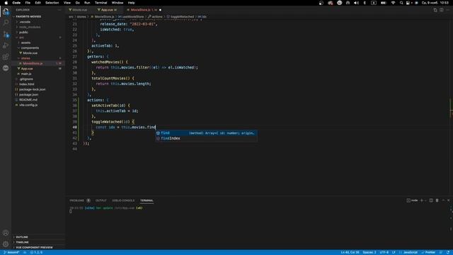 Курс по Pinia #4 - Синхронные actions смотреть онлайн