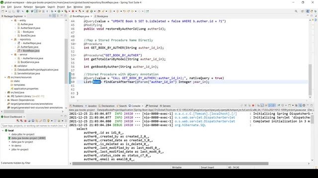 13-4 Spring Boot- Call Stored Procedure - Arabic [بالعربي] смотреть онлайн