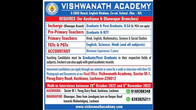 8 Private Schools Vacancy||Current Session & 2023-24 ||All Subjects||Apply Immediately смотреть онлайн
