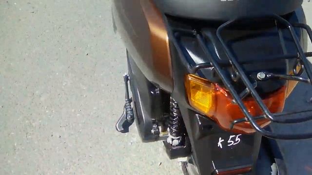Honda Tact AF75 FI коричневый цвет. смотреть онлайн