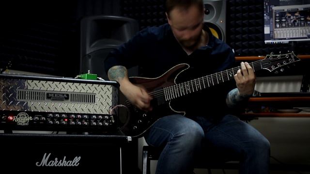 Mesa Dual Rectifier vs AMT Electronics R2 - 7 String Metal Test смотреть онлайн