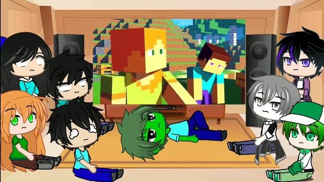 Monster School react to Alex & Steve Life #2 смотреть онлайн