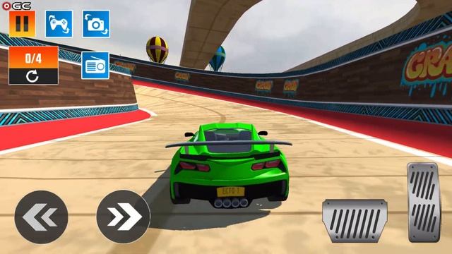 Crazy Car Stunts 3D Mega Ramp Stunt Car Games - Impossible Stunt Driving Tracks Android GamePlay #2 смотреть онлайн