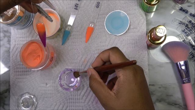 DND Dip Powder Swatches/ Dip Powder with monomer смотреть онлайн