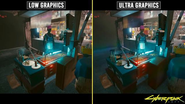 Cyberpunk 2077 | Lowest vs Ultra Graphics Comparison | PC Gameplay смотреть онлайн