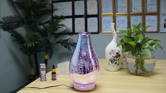 Hidly 3D Glass Essential Oil Diffuse Cool Mist Diffuser-H410 смотреть онлайн