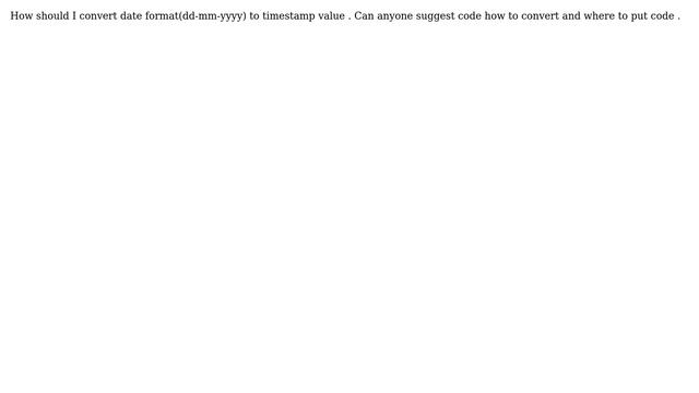 Arduino: How to convert date to timestamp? смотреть онлайн