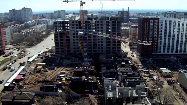 ЖК "Старый центр", Уфа. Ход строительства за апрель 2019 смотреть онлайн