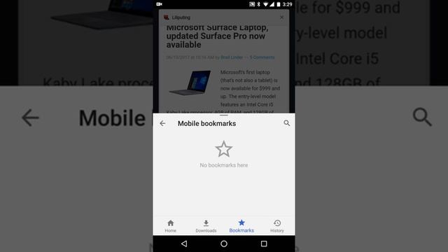 Google Chrome for Android with bottom navigation смотреть онлайн