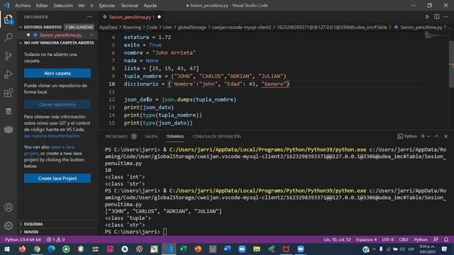 MISIONTIC - UDEA - SESION 27 - PERSISTENCIA DE DATOS EN ARCHIVOS USANDO JSON Y PYTHON смотреть онлайн